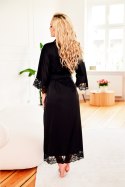 Szlafrok Podomka Model Sumatra satyna Black - Kalimo Kalimo Szlafrok Podomka Model Sumatra satyna Black - Kalimo Kalimo