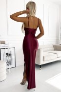 Sukienka Model Diane 483-4 Bordo - Numoco Numoco Sukienka Model Diane 483-4 Bordo - Numoco Numoco