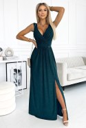 Sukienka Model Louise 467-1 Green - Numoco Numoco Sukienka Model Louise 467-1 Green - Numoco Numoco