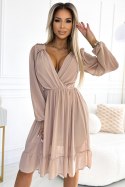 Sukienka Model Mila 538-1 Beige - Numoco Numoco
