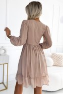 Sukienka Model Mila 538-1 Beige - Numoco Numoco