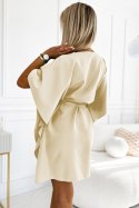 Sukienka Model Sofia 287-28 Beige - Numoco Numoco Sukienka Model Sofia 287-28 Beige - Numoco Numoco
