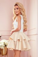 Sukienka Model Zlata 368-2 Beige - Numoco Numoco Sukienka Model Zlata 368-2 Beige - Numoco Numoco