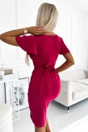 Sukienka Model 479-4 Nina Fuksja - Numoco Numoco Sukienka Model 479-4 Nina Fuksja - Numoco Numoco