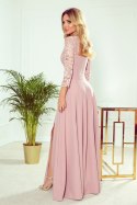 Sukienka Model Amber 309-4 Powder Pink - Numoco Numoco Sukienka Model Amber 309-4 Powder Pink - Numoco Numoco