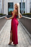 Sukienka Model Diane 483-5 Malina - Numoco Numoco Sukienka Model Diane 483-5 Malina - Numoco Numoco