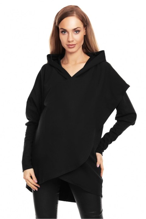 Bluza Ciążowa Model 0146 Black - PeeKaBoo PeeKaBoo Bluza Ciążowa Model 0146 Black - PeeKaBoo PeeKaBoo