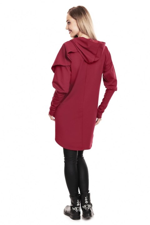 Bluza Ciążowa Model 0146 Bordo - PeeKaBoo PeeKaBoo Bluza Ciążowa Model 0146 Bordo - PeeKaBoo PeeKaBoo