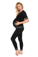 Piżama Ciążowa Model 0184 Black - PeeKaBoo PeeKaBoo Piżama Ciążowa Model 0184 Black - PeeKaBoo PeeKaBoo