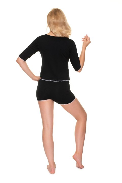 Piżama Damska Model 0193 Black - PeeKaBoo PeeKaBoo Piżama Damska Model 0193 Black - PeeKaBoo PeeKaBoo