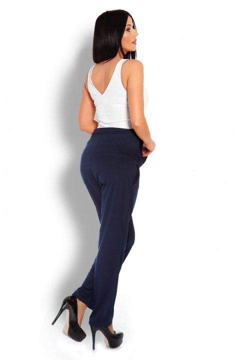 Spodnie Ciążowe Model 1276 Navy - PeeKaBoo PeeKaBoo Spodnie Ciążowe Model 1276 Navy - PeeKaBoo PeeKaBoo