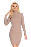 Sukienka Model 1706 Cappuccino - PeeKaBoo PeeKaBoo Sukienka Model 1706 Cappuccino - PeeKaBoo PeeKaBoo