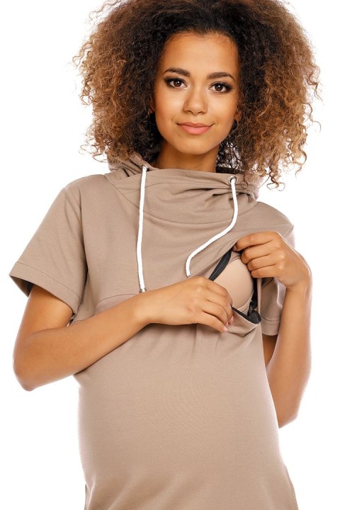 Sukienka model 1581 Cappuccino - PeeKaBoo PeeKaBoo Sukienka model 1581 Cappuccino - PeeKaBoo PeeKaBoo