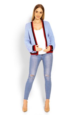 Sweter Ciążowy Model 60004C Sky Blue - PeeKaBoo PeeKaBoo