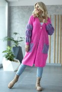 Sweter Kardigan Model 30086 Neon Pink - PeeKaBoo PeeKaBoo Sweter Kardigan Model 30086 Neon Pink - PeeKaBoo PeeKaBoo