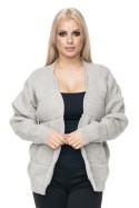 Sweter Kardigan Model 40022 Beige Melange - PeeKaBoo PeeKaBoo Sweter Kardigan Model 40022 Beige Melange - PeeKaBoo PeeKaBoo