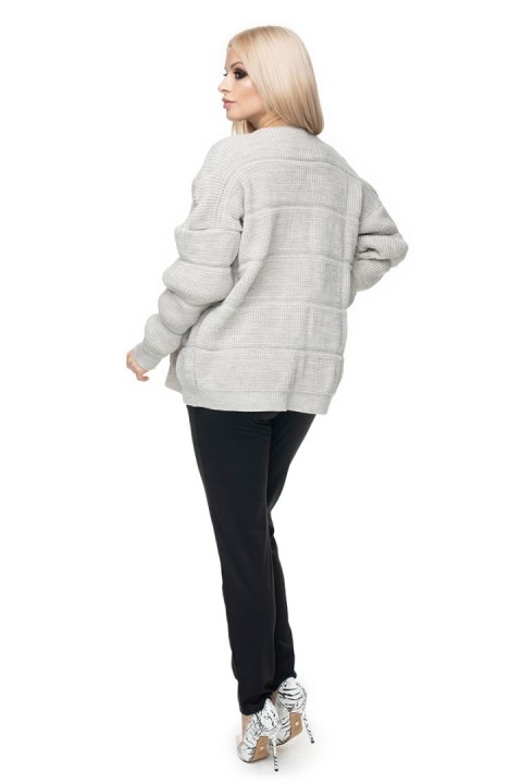 Sweter Kardigan Model 40022 Beige Melange - PeeKaBoo PeeKaBoo Sweter Kardigan Model 40022 Beige Melange - PeeKaBoo PeeKaBoo