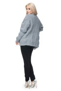Sweter Kardigan Model 40022 Grey - PeeKaBoo PeeKaBoo