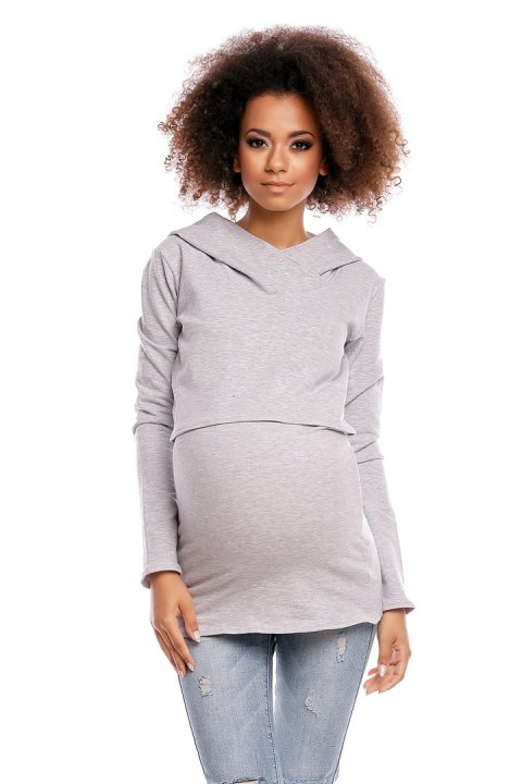 Bluza model 1473 Light Gray - PeeKaBoo PeeKaBoo