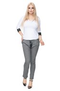 Bluzka Model 0102 White - PeeKaBoo PeeKaBoo Bluzka Model 0102 White - PeeKaBoo PeeKaBoo