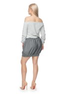 Bluzka Model 0109 Light Grey - PeeKaBoo PeeKaBoo Bluzka Model 0109 Light Grey - PeeKaBoo PeeKaBoo