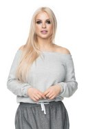 Bluzka Model 0109 Light Grey - PeeKaBoo PeeKaBoo Bluzka Model 0109 Light Grey - PeeKaBoo PeeKaBoo