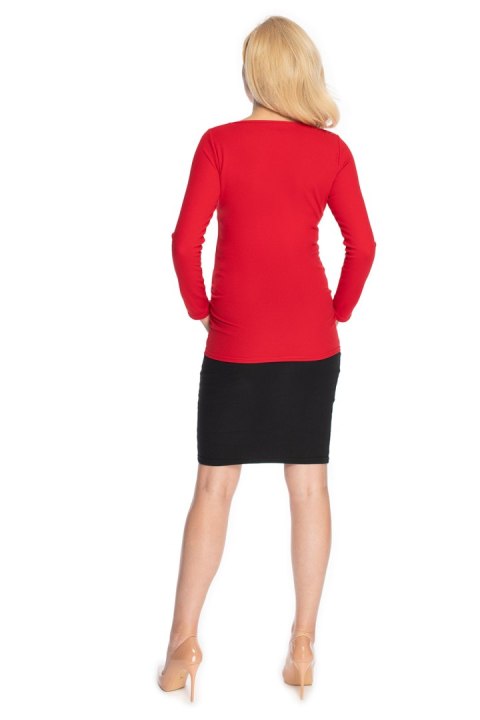 Bluzka Model 1708 Red - PeeKaBoo PeeKaBoo Bluzka Model 1708 Red - PeeKaBoo PeeKaBoo