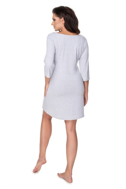 Koszulka nocna Koszula Nocna Ciążowa Model 0157 Grey - PeeKaBoo PeeKaBoo Koszulka nocna Koszula Nocna Ciążowa Model 0157 Grey - PeeKaBoo PeeKaBoo