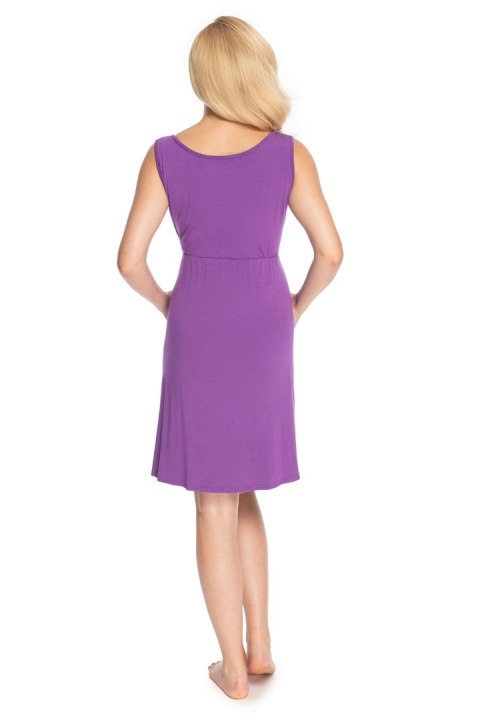 Koszulka nocna Koszula Nocna Ciążowa Model 0179 Violet - PeeKaBoo PeeKaBoo Koszulka nocna Koszula Nocna Ciążowa Model 0179 Violet - PeeKaBoo PeeKaBoo