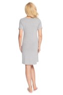 Koszulka nocna Koszula Nocna Ciążowa Model 0180 Grey - PeeKaBoo PeeKaBoo Koszulka nocna Koszula Nocna Ciążowa Model 0180 Grey - PeeKaBoo PeeKaBoo
