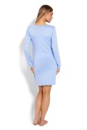 Koszulka nocna Koszula Nocna Ciążowa Model 1682 Sky Blue - PeeKaBoo PeeKaBoo Koszulka nocna Koszula Nocna Ciążowa Model 1682 Sky Blue - PeeKaBoo PeeKaBoo