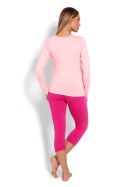 Piżama Damska Ciążowa Model 1679 Pink - PeeKaBoo PeeKaBoo Piżama Damska Ciążowa Model 1679 Pink - PeeKaBoo PeeKaBoo