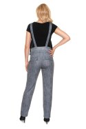 Spodnie Ogrodniczki Model 0188 Black - PeeKaBoo PeeKaBoo Spodnie Ogrodniczki Model 0188 Black - PeeKaBoo PeeKaBoo