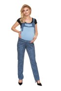 Spodnie Ogrodniczki Model 0188 Blue - PeeKaBoo PeeKaBoo Spodnie Ogrodniczki Model 0188 Blue - PeeKaBoo PeeKaBoo