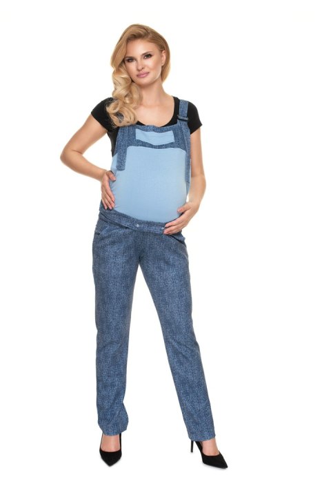Spodnie Ogrodniczki Model 0188 Blue - PeeKaBoo PeeKaBoo Spodnie Ogrodniczki Model 0188 Blue - PeeKaBoo PeeKaBoo
