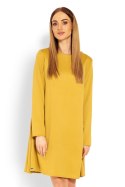 Sukienka Model 1359 Musztard - PeeKaBoo PeeKaBoo Sukienka Model 1359 Musztard - PeeKaBoo PeeKaBoo
