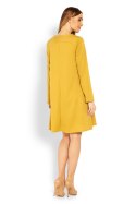 Sukienka Model 1359 Musztard - PeeKaBoo PeeKaBoo Sukienka Model 1359 Musztard - PeeKaBoo PeeKaBoo