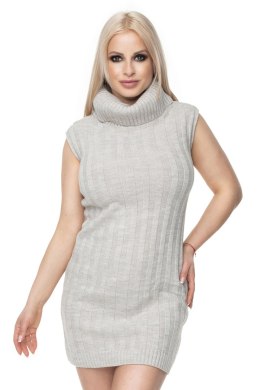 Sukienka Model 40020 Cream Melange - PeeKaBoo PeeKaBoo