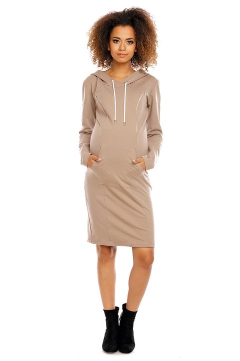 Sukienka model 1580 Cappuccino - PeeKaBoo PeeKaBoo Sukienka model 1580 Cappuccino - PeeKaBoo PeeKaBoo