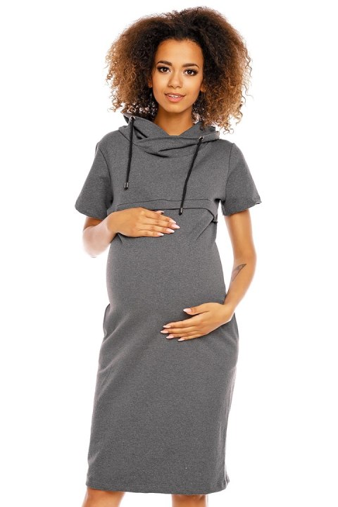 Sukienka model 1581 Graphit - PeeKaBoo PeeKaBoo Sukienka model 1581 Graphit - PeeKaBoo PeeKaBoo
