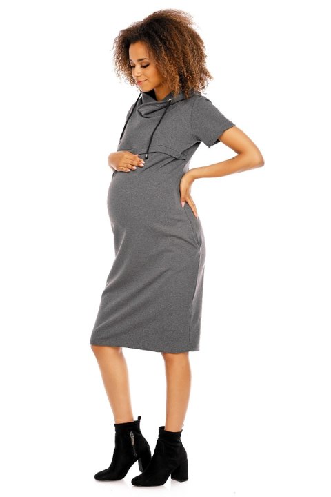 Sukienka model 1581 Graphit - PeeKaBoo PeeKaBoo Sukienka model 1581 Graphit - PeeKaBoo PeeKaBoo