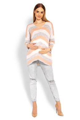 Sweter Ciążowy Model 30057C Morela - PeeKaBoo PeeKaBoo