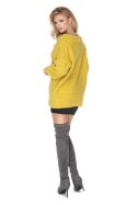 Sweter Damski Model 30064 Yellow - PeeKaBoo PeeKaBoo Sweter Damski Model 30064 Yellow - PeeKaBoo PeeKaBoo