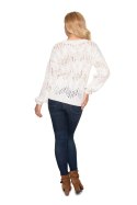 Sweter Damski Model 30076 Cream - PeeKaBoo PeeKaBoo Sweter Damski Model 30076 Cream - PeeKaBoo PeeKaBoo