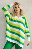 Sweter Damski Model 30091 Ecru - PeeKaBoo PeeKaBoo Sweter Damski Model 30091 Ecru - PeeKaBoo PeeKaBoo