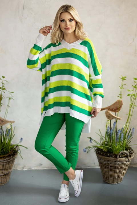 Sweter Damski Model 30091 Ecru - PeeKaBoo PeeKaBoo Sweter Damski Model 30091 Ecru - PeeKaBoo PeeKaBoo