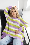 Sweter Damski Model 30091 Lila - PeeKaBoo PeeKaBoo Sweter Damski Model 30091 Lila - PeeKaBoo PeeKaBoo
