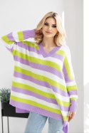 Sweter Damski Model 30091 Lila - PeeKaBoo PeeKaBoo Sweter Damski Model 30091 Lila - PeeKaBoo PeeKaBoo
