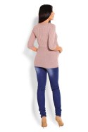 Sweter Damski Model 70008C Cappuccino - PeeKaBoo PeeKaBoo Sweter Damski Model 70008C Cappuccino - PeeKaBoo PeeKaBoo