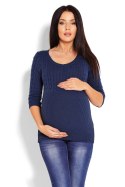 Sweter Damski Model 70008C Petrol Navy - PeeKaBoo PeeKaBoo Sweter Damski Model 70008C Petrol Navy - PeeKaBoo PeeKaBoo